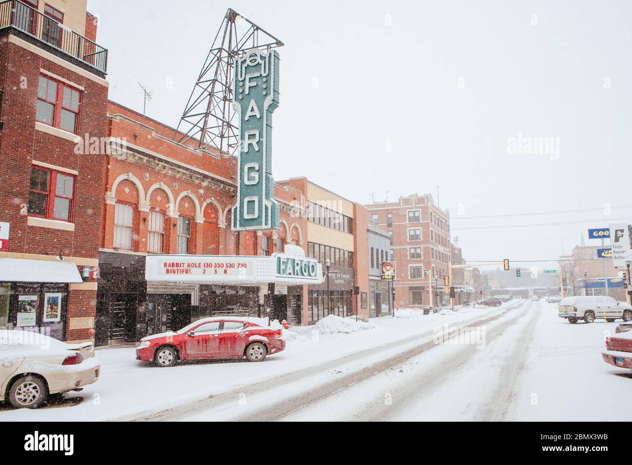 Downtown Fargo in North Dakota USA Stock Photo Alamy