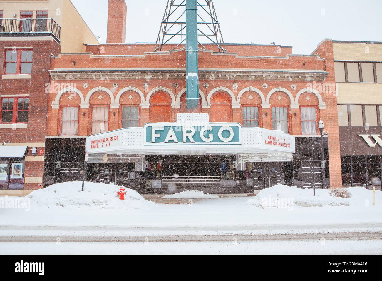 Downtown Fargo in North Dakota USA Stock Photo Alamy