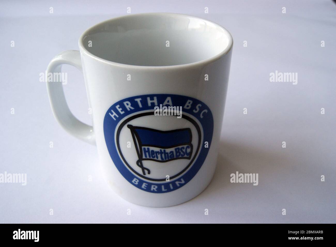 Kaffeetasse Hertha BSC Stock Photo