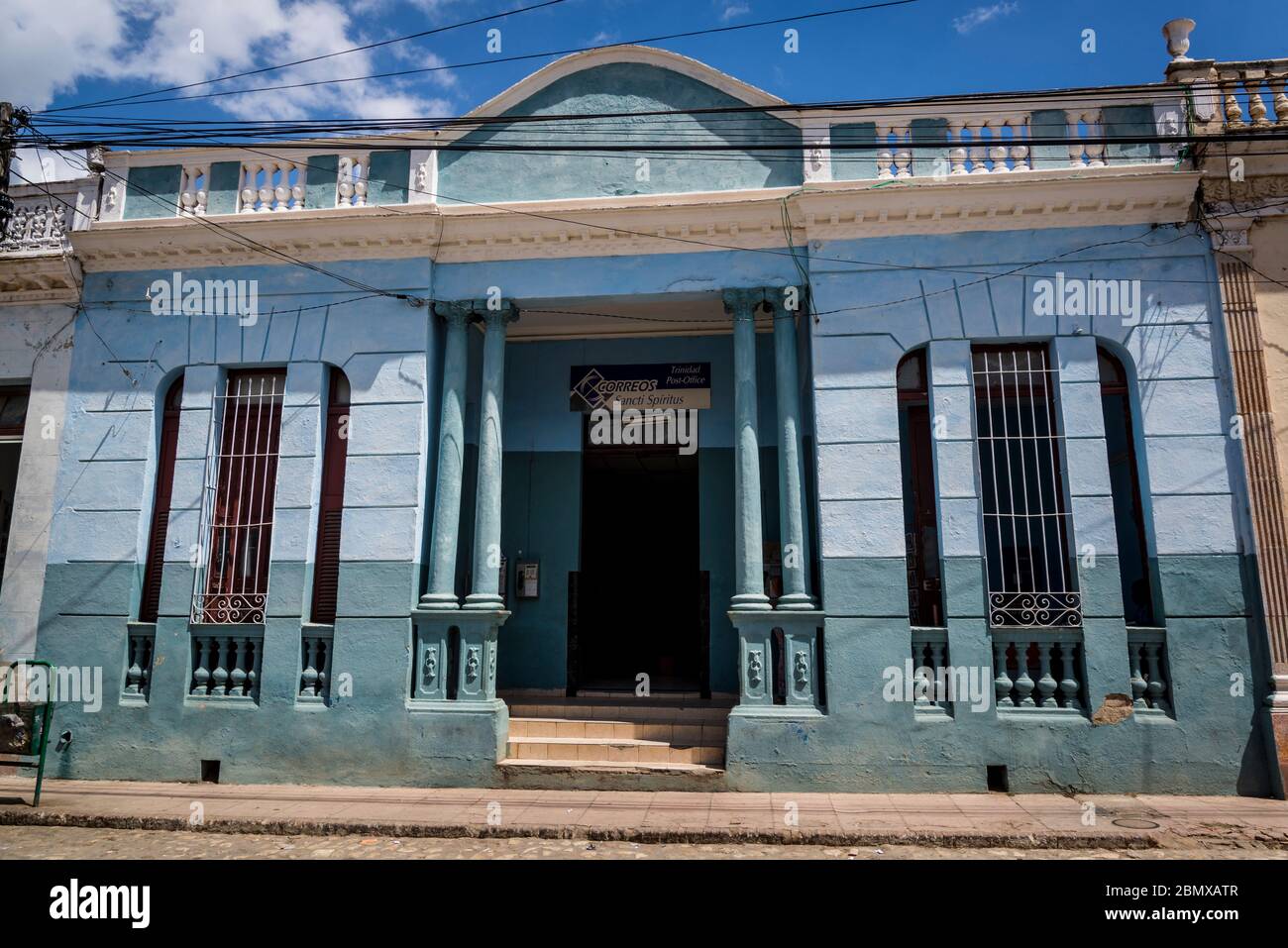 Post office in a colonial house, Trinidad, Cuba Stock Photo Alamy