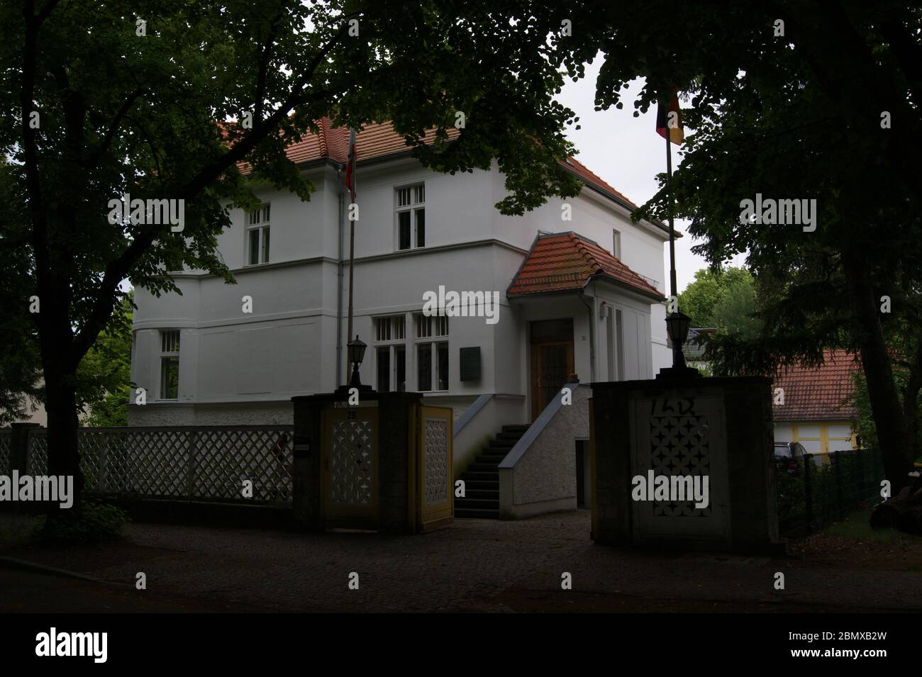 Wohnhaus des früheren Präsidenten der DDR Wilhelm Pieck. Stock Photo