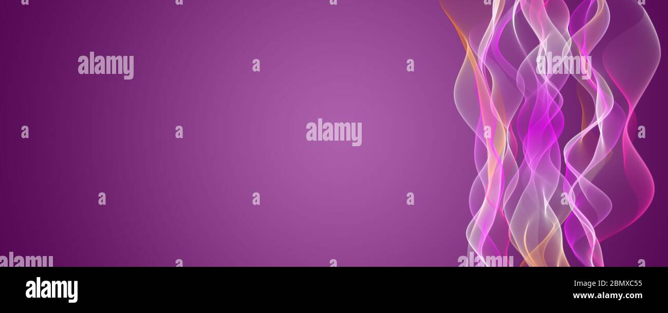 Abstract elegant wave panorama design with space for your text Stock ...