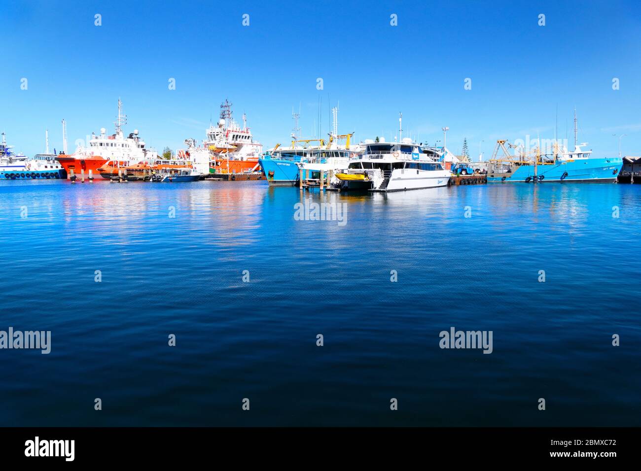 Fishing Boat Harbour, Fremantle, Western Australia Stock Photo Alamy