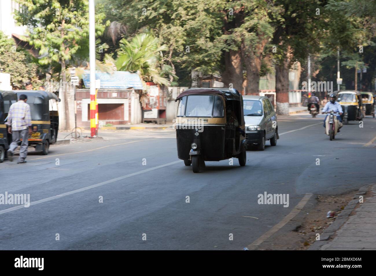 Auto Rickshaws in Pune, India Stock Photo - Alamy