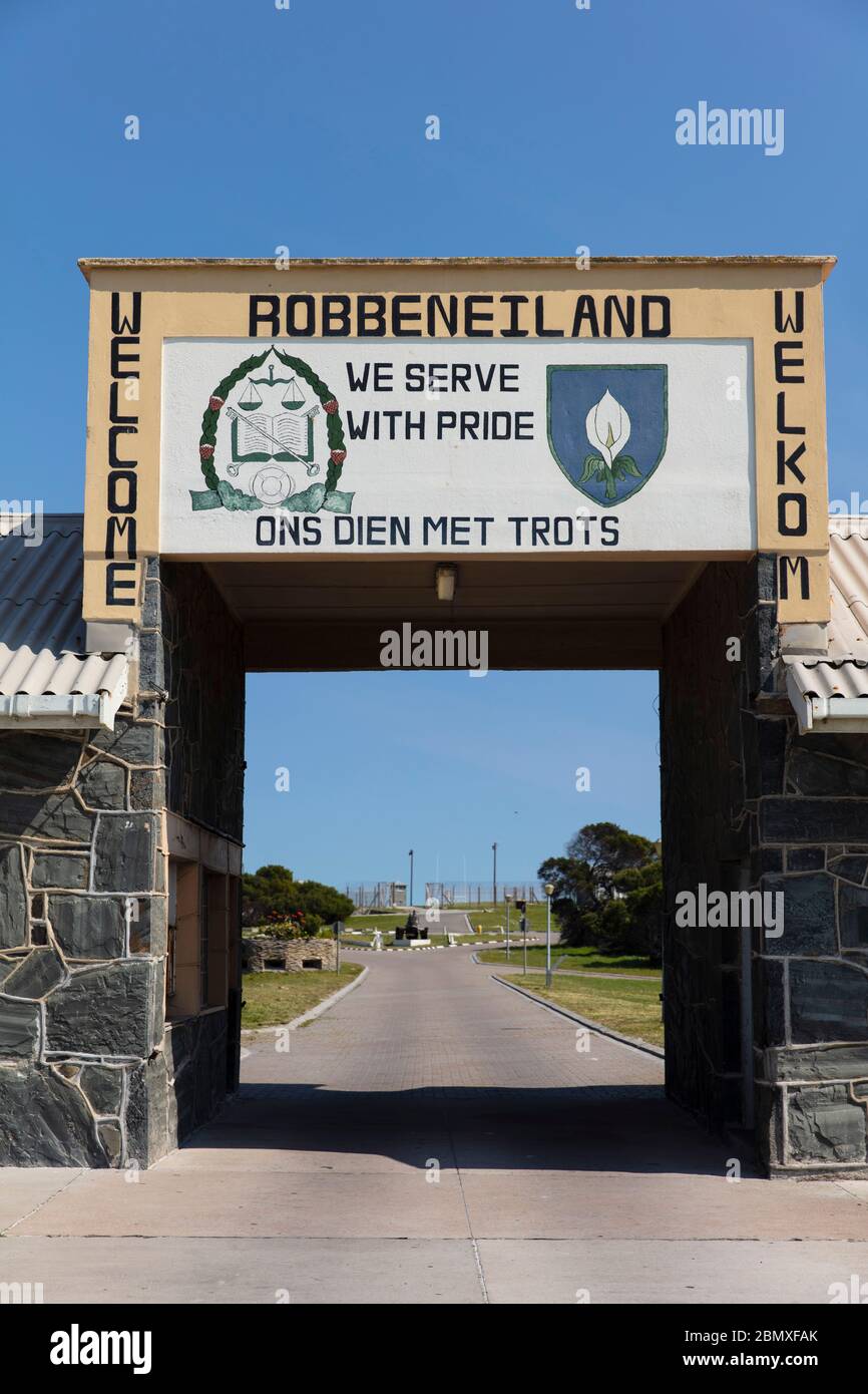 Robben Island Prison Cape Town South Africa Stock Photo Alamy