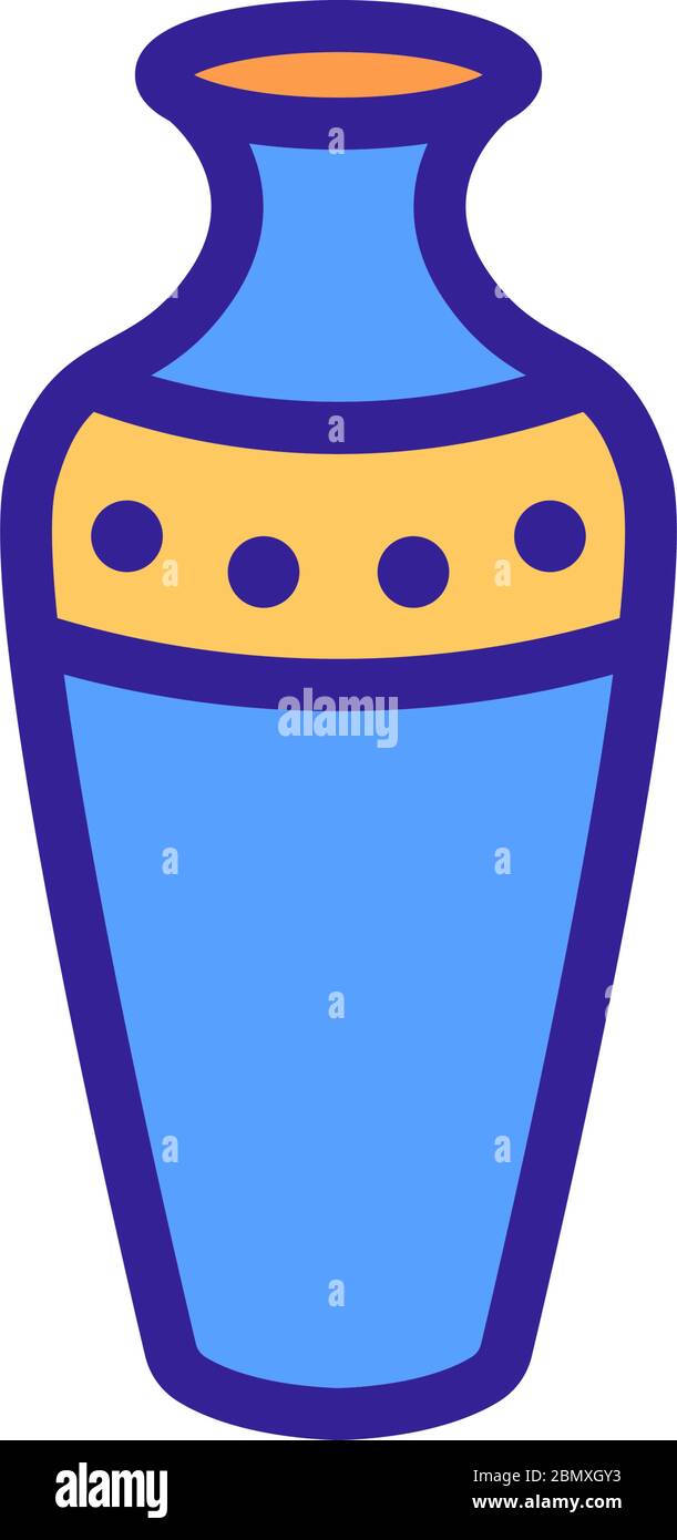 vase amphora icon vector outline illustration Stock Vector Image & Art ...