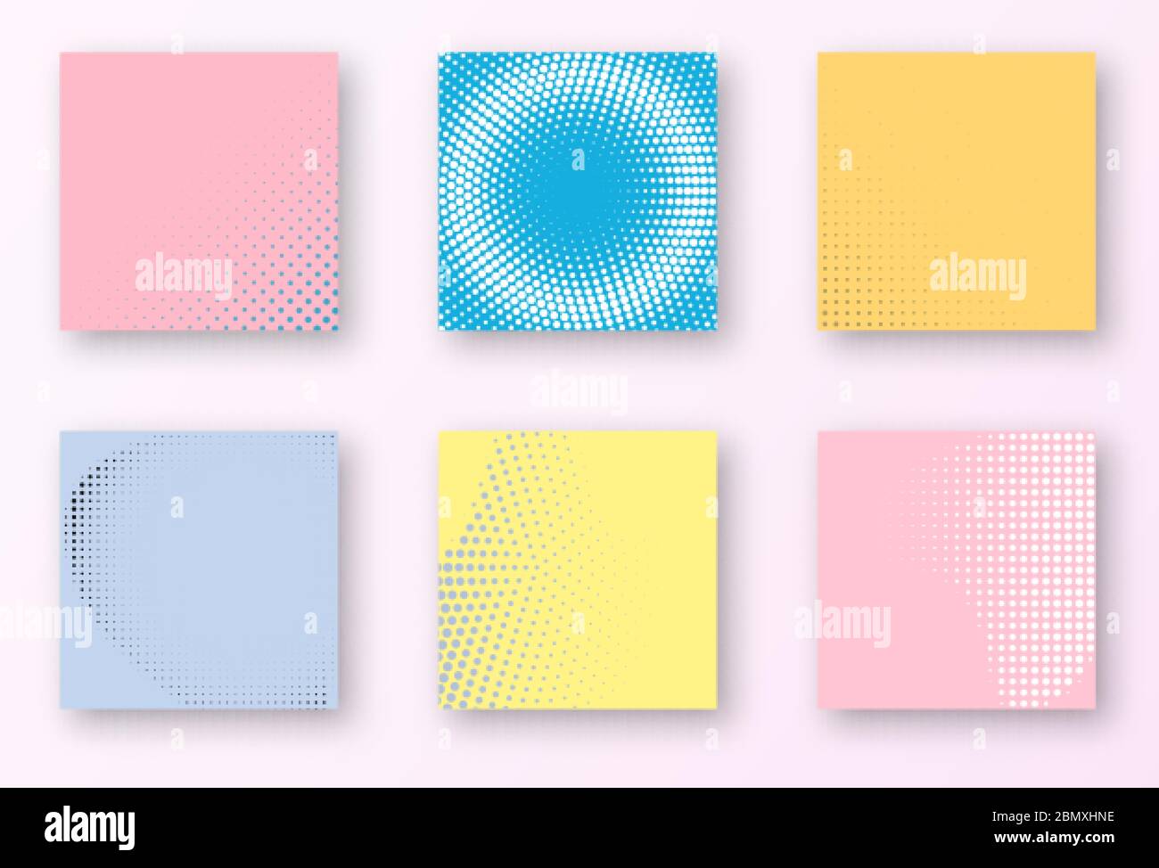 Abstract Creative concept vector multicolored background set. For web and mobile applications, art illustration template design, business infographic Stock Vector
