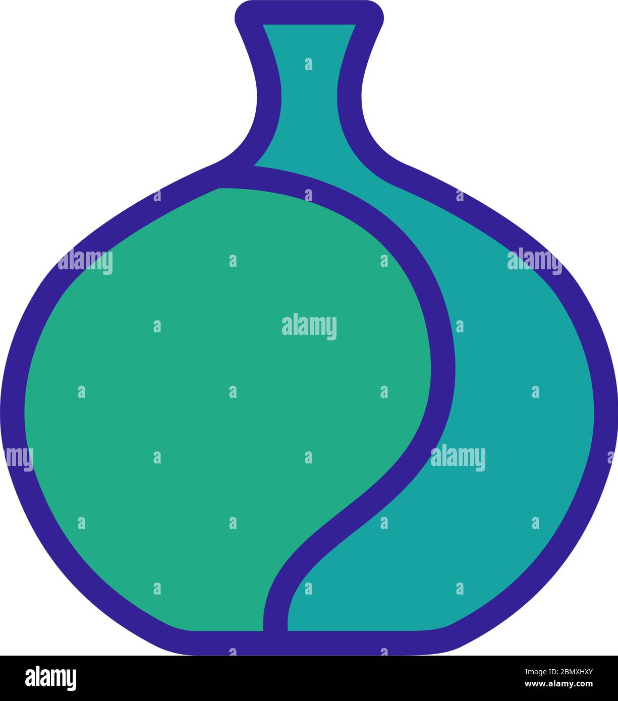 high capacity vase icon vector outline illustration Stock Vector Image ...