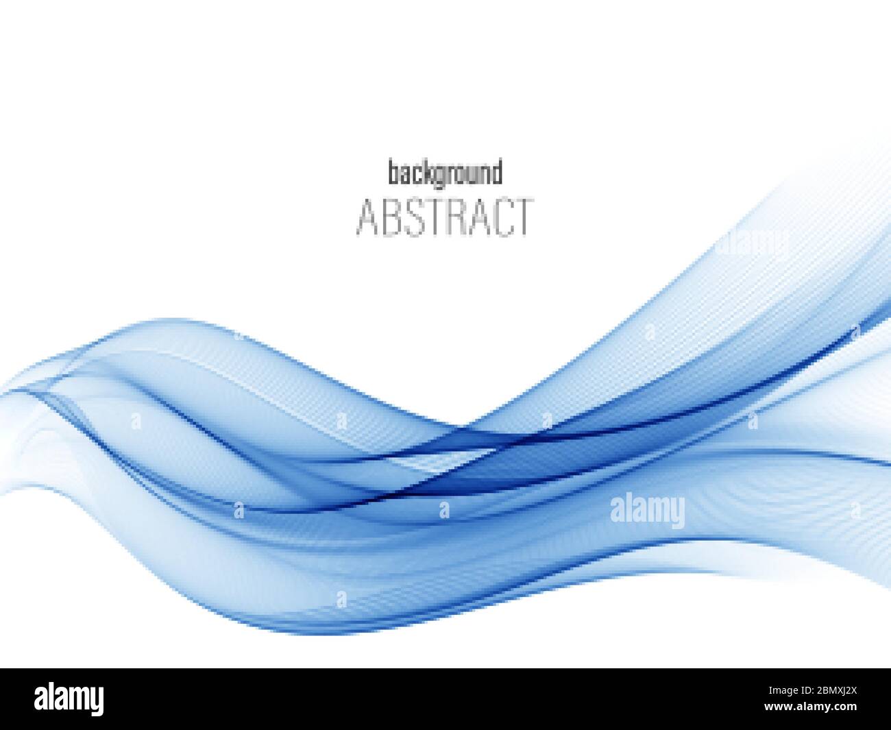 Blue abstract wave Abstract vector background wave Stock Vector