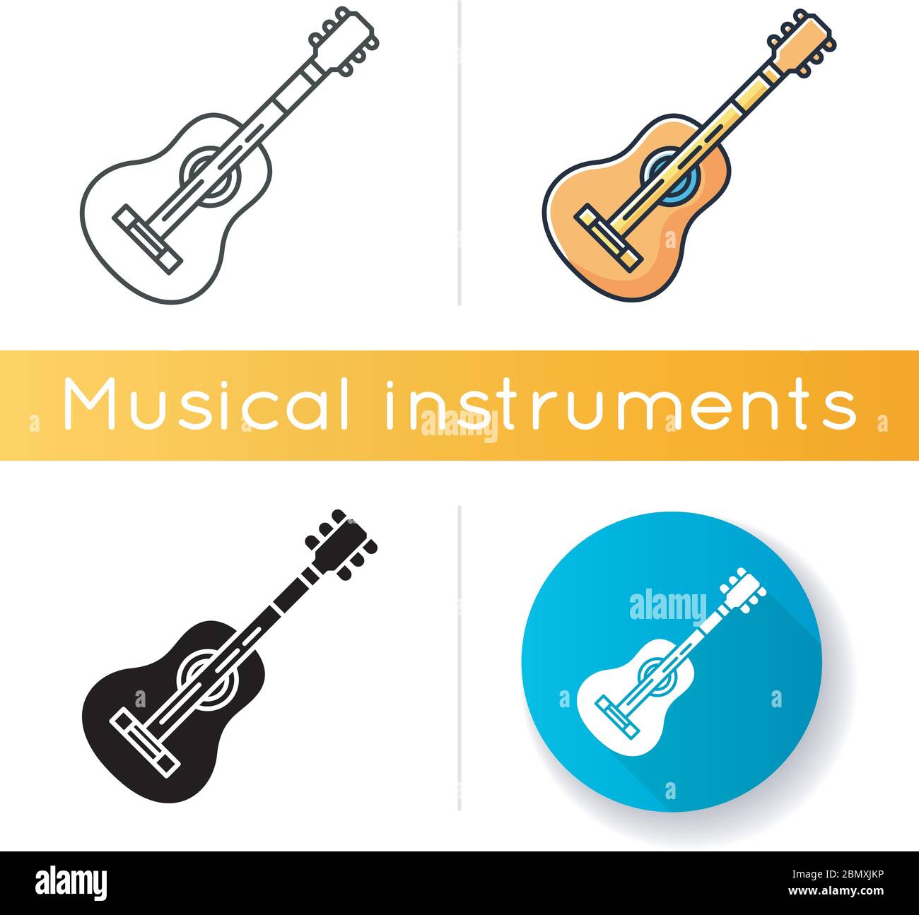 Acoustic guitar icon Stock Vector Image & Art - Alamy