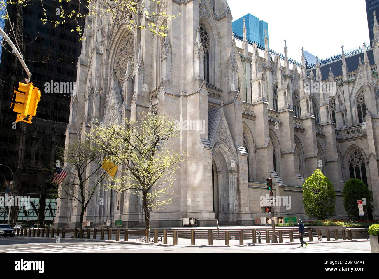 St. Patrick's Cathedral on 5th Avenue, New York City. Stock Photo