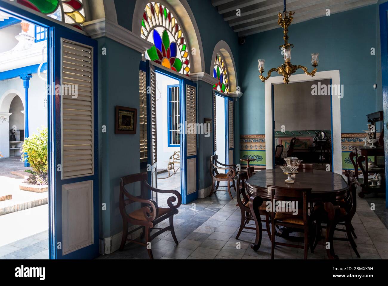 Dining room, Museo de Ambiente Histórico Cubano, 19th century extension