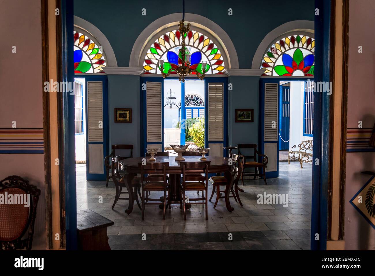 Dining room, Museo de Ambiente Histórico Cubano, 19th century extension