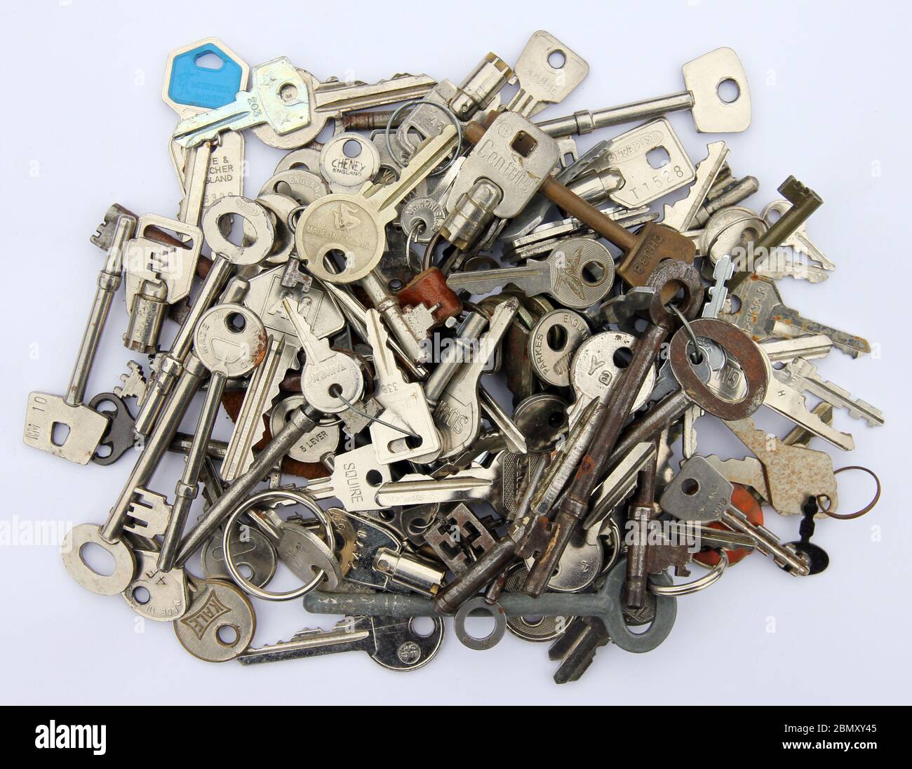 Collection Of Old Keys Stock Photo Alamy