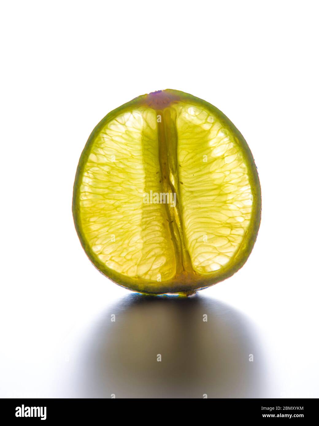 slice of Lime Stock Photo