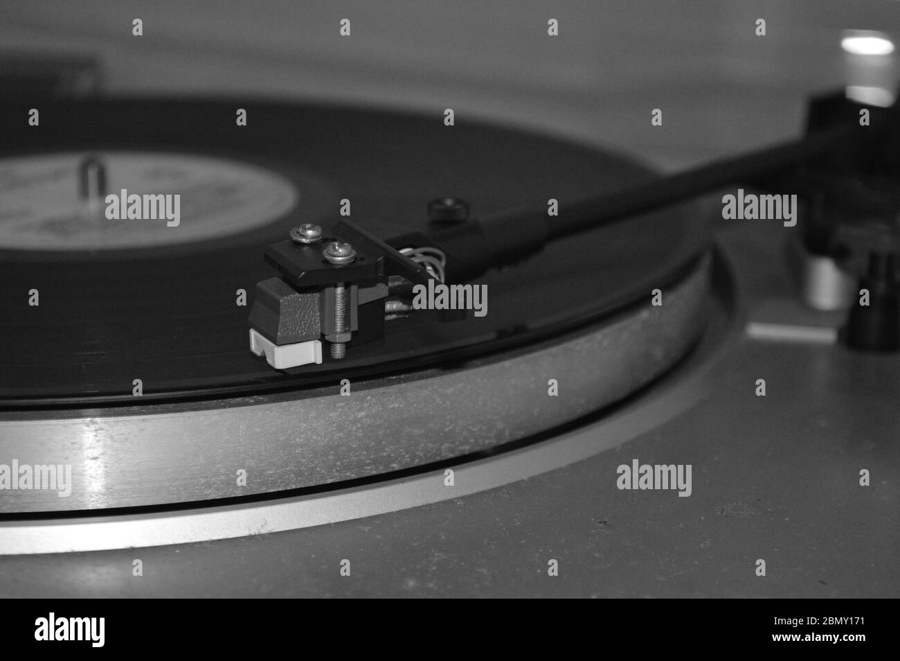 Record player Black and White Stock Photos & Images Alamy