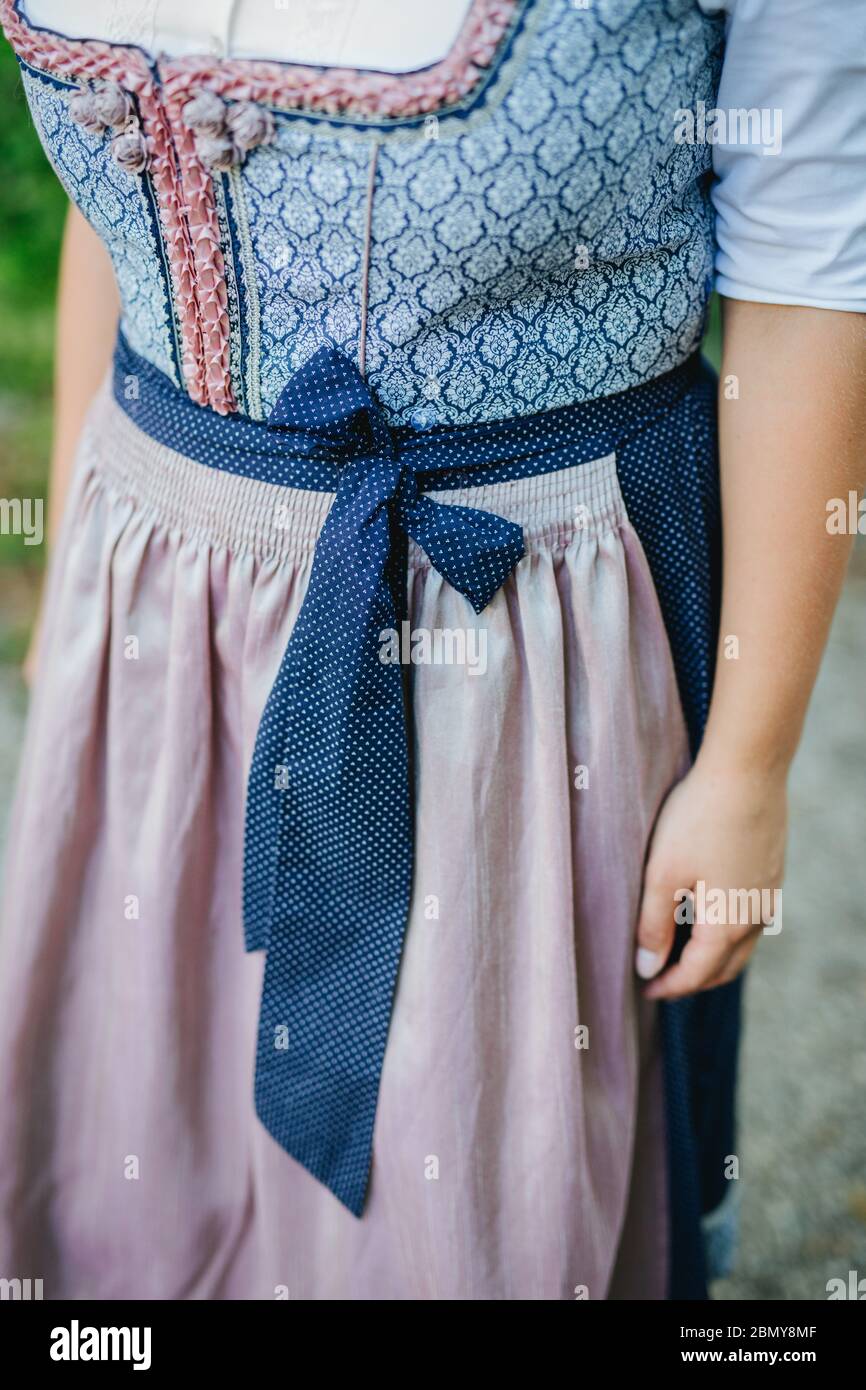 Traditional Bavarian dress, Dirndl Stock Photo - Alamy