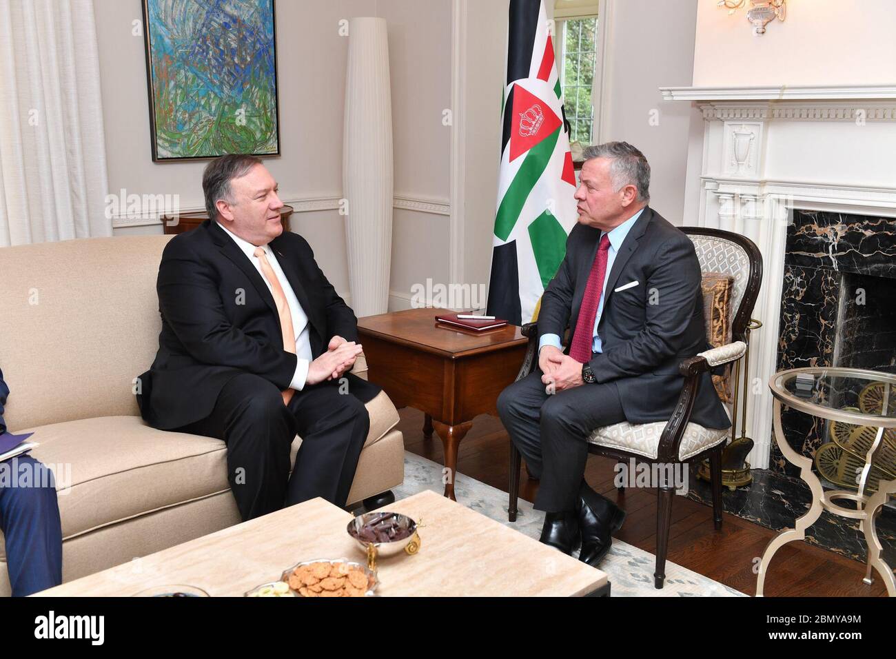 Abdullah R Home King abdullah of jordan r hi-res stock photography and images - Alamy