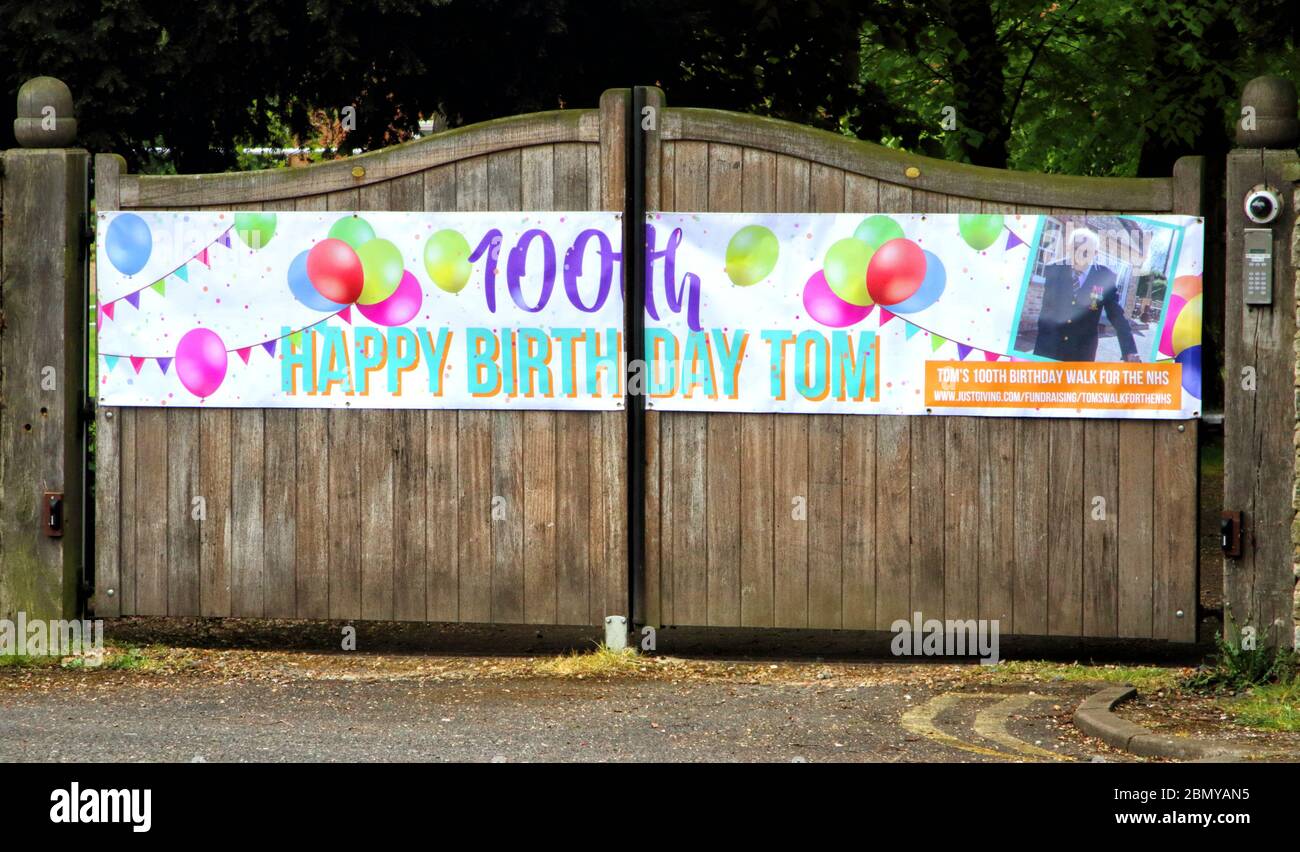 Marston Moretaine, UK. Messages of Congratulations all around the