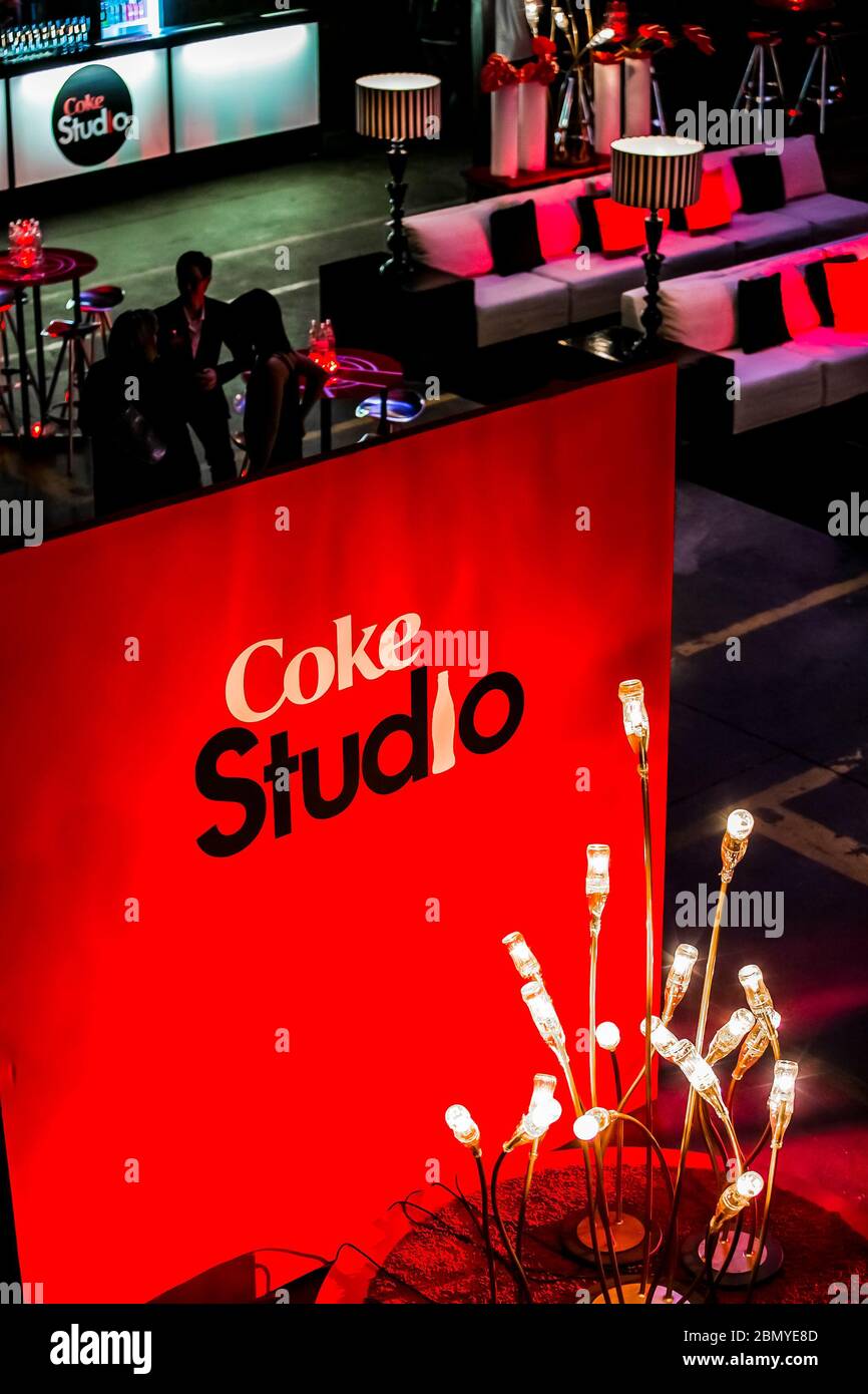 Johannesburg, South Africa - August 20, 2015: Coca Cola Coke Studio ...