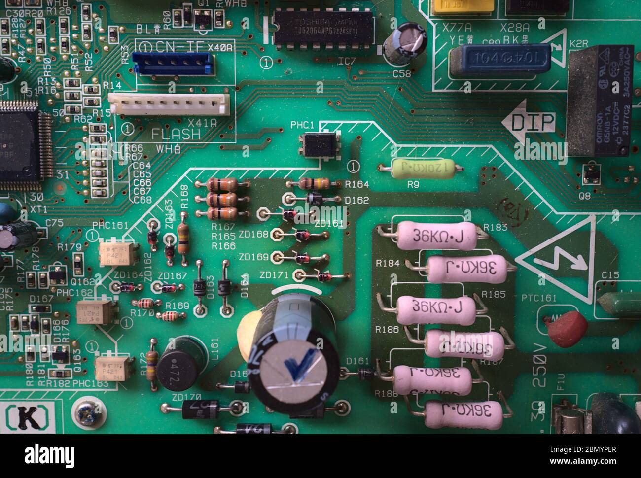 Capacitor inductor resistor circuit hi-res stock photography and images