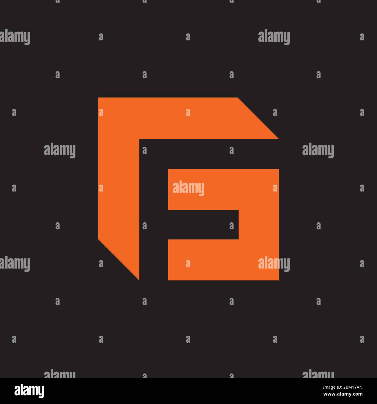 Initial letter ff logo or f logo vector design template Stock Vector