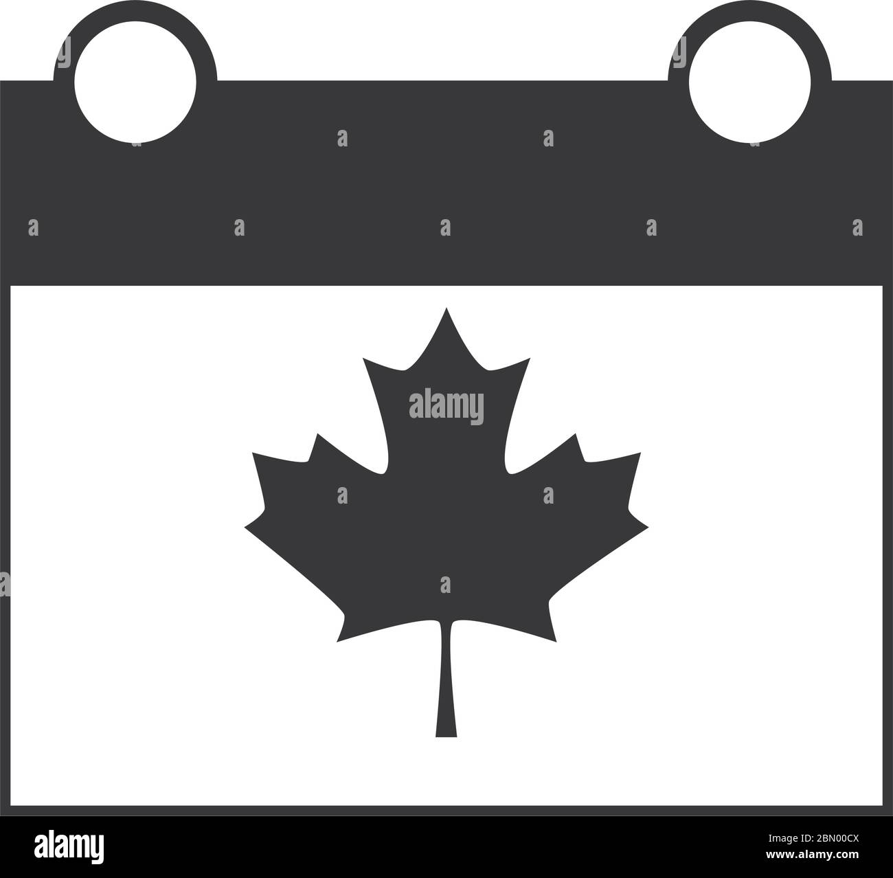canada day, independence calendar date maple leaf sign vector ...