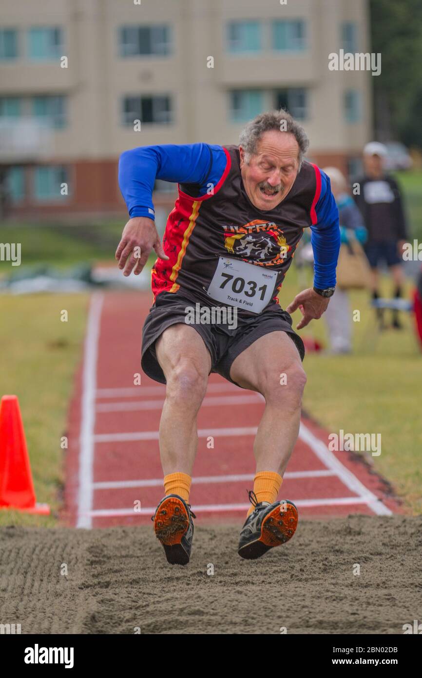 Long jump sequence hi-res stock photography and images - Alamy