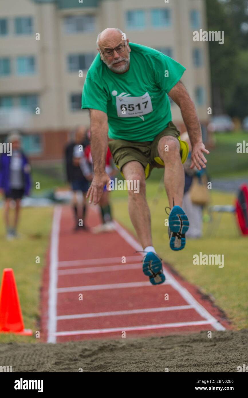 Long jump sequence hi-res stock photography and images - Alamy