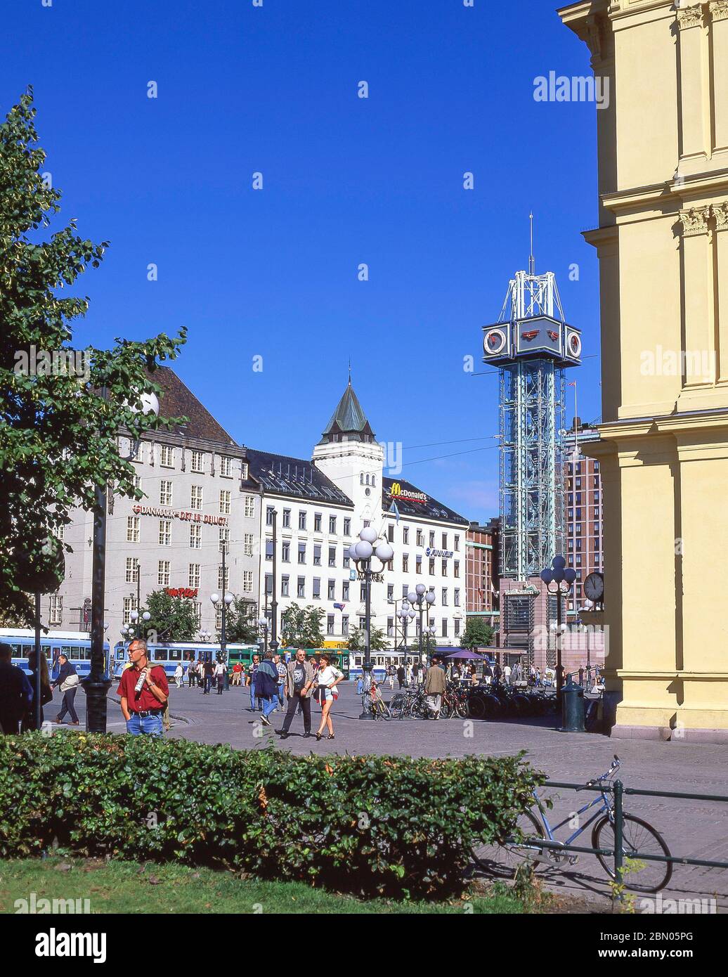 Jerbanetorget Square, Sentrum, Oslo, Kingdom of Norway Stock Photo