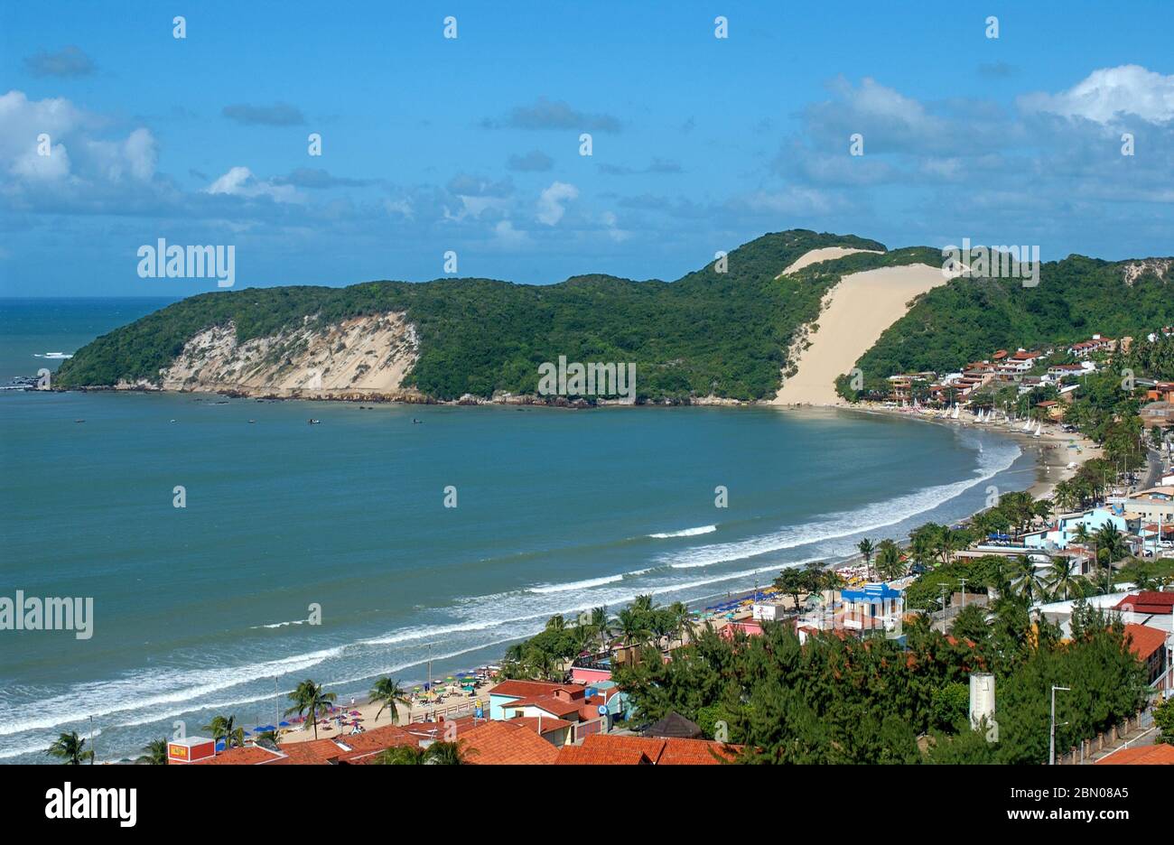 Ponta Negra beach and Morro do Careca, Natal, Rio Grande do Norte on August  14, 2003 Stock Photo - Alamy