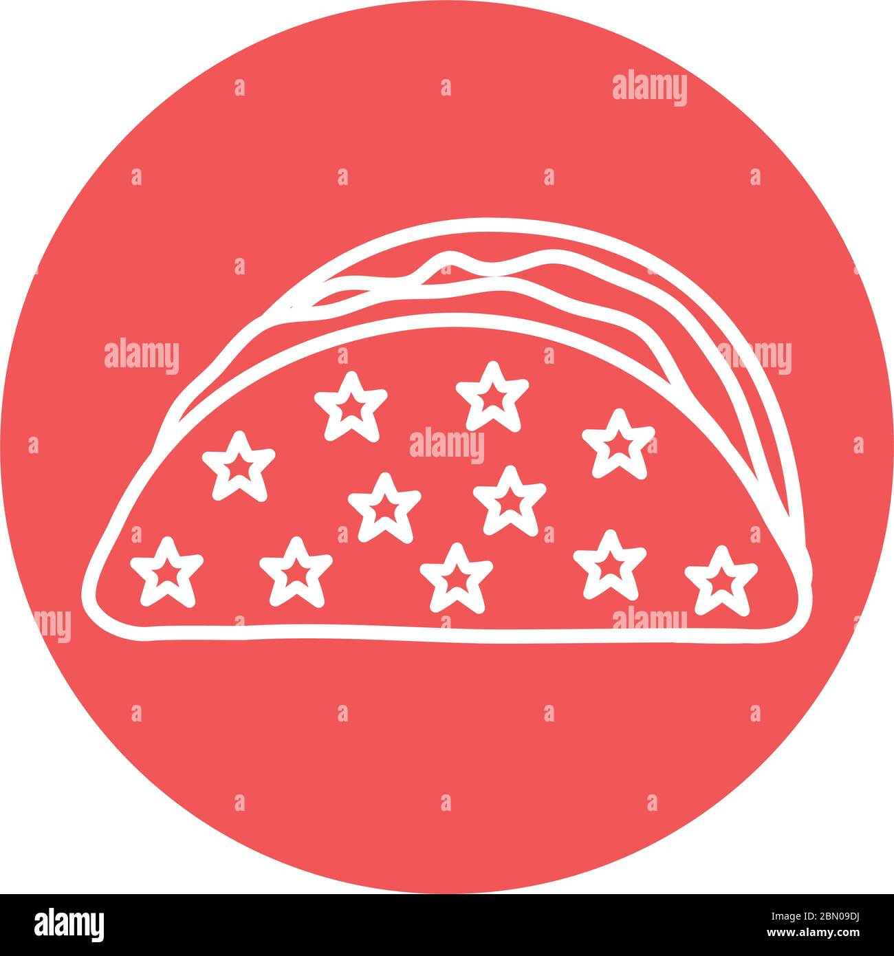 taco block style icon vector design Stock Vector Image & Art - Alamy