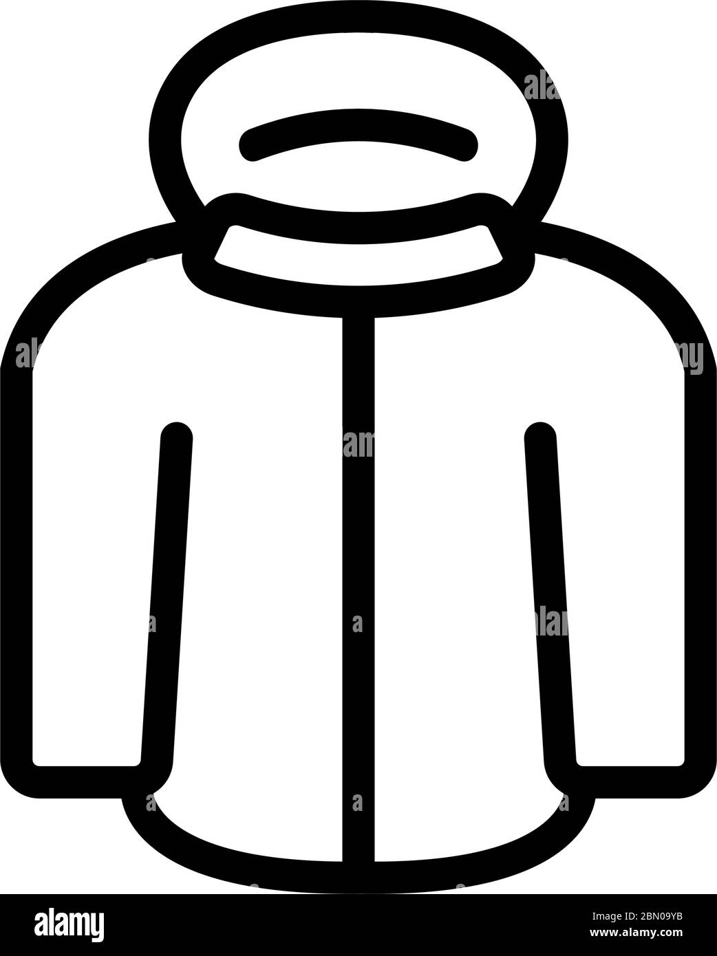nsulated skier jacket icon vector outline illustration Stock Vector ...