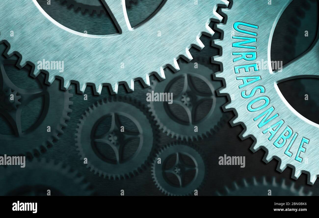 Word writing text Unreasonable. Business photo showcasing Beyond the ...