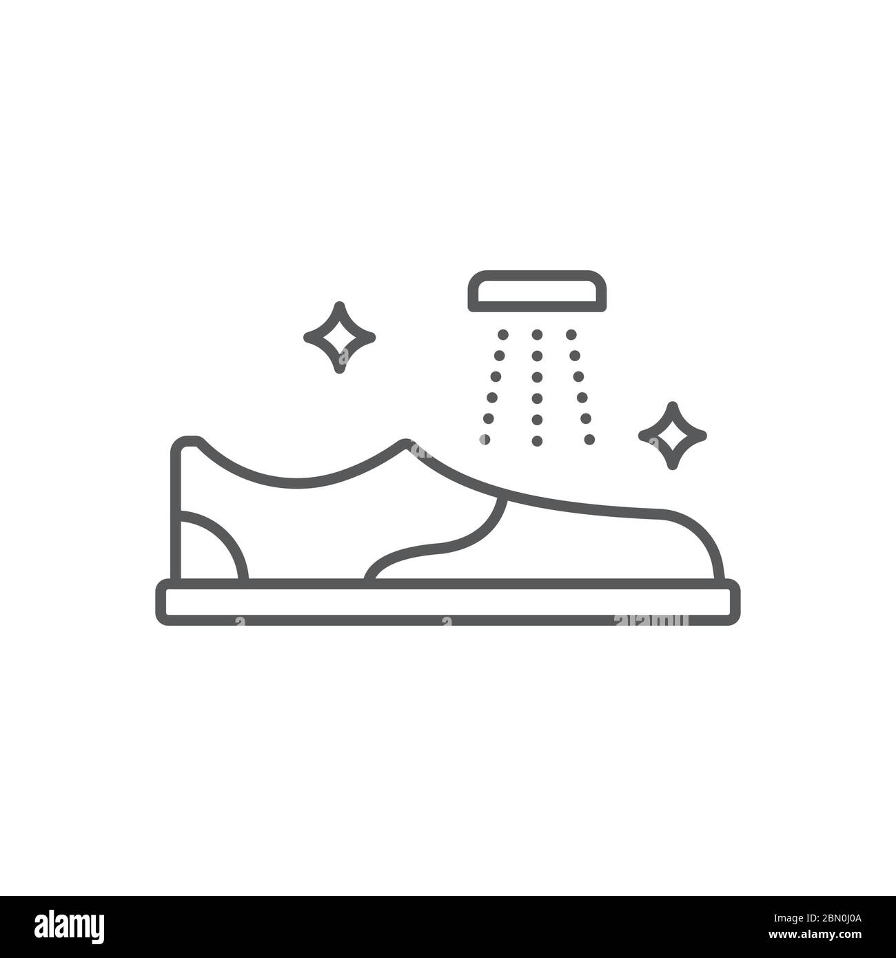 Wash your shoes vector icon symbol cleaning isolated on white