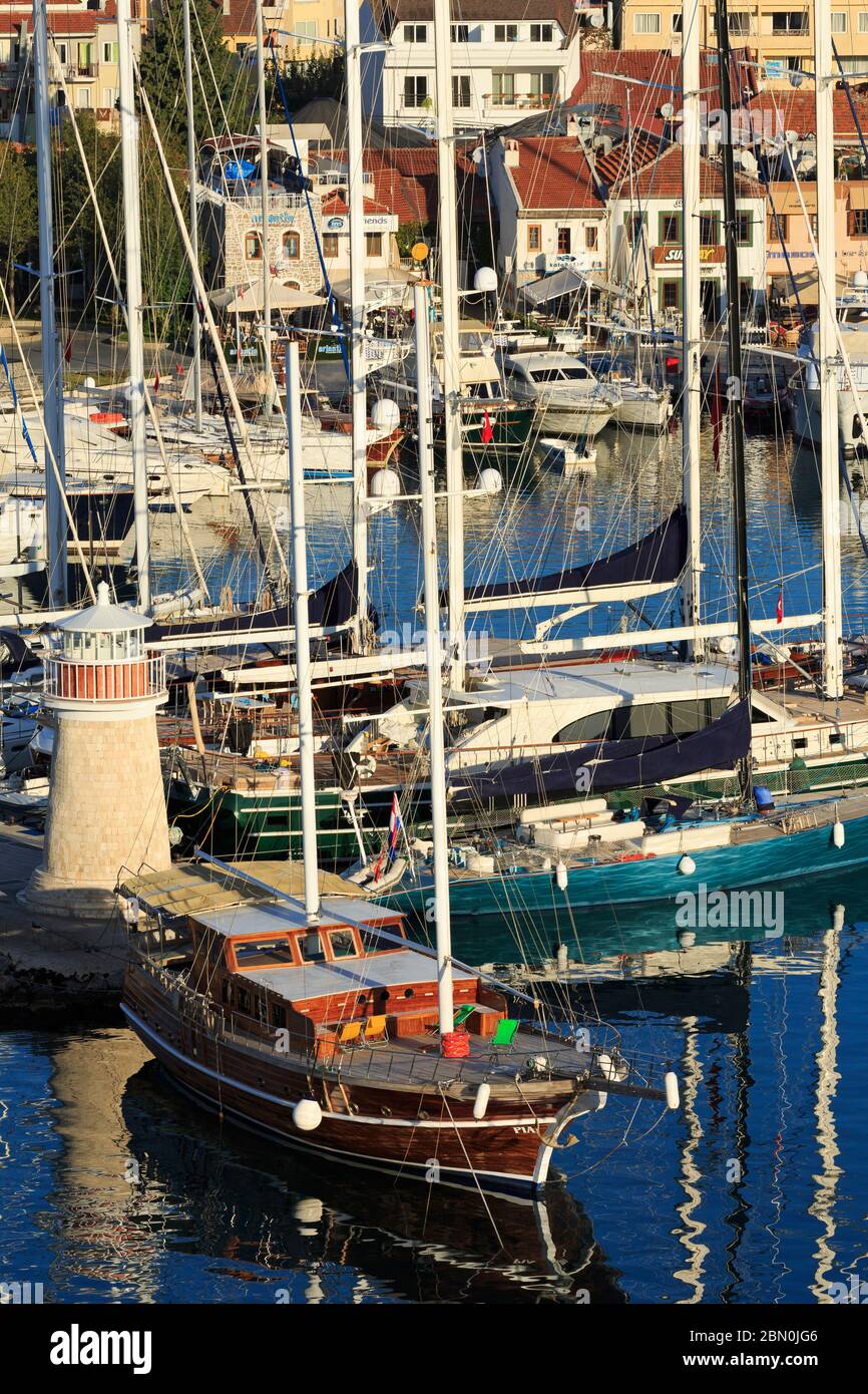 Yacht Marina,Marmaris,Turkey,Mediterranean Stock Photo