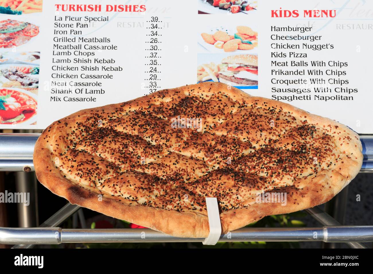 Restaurant in Old Town,Marmaris,Turkey,Mediterranean Stock Photo