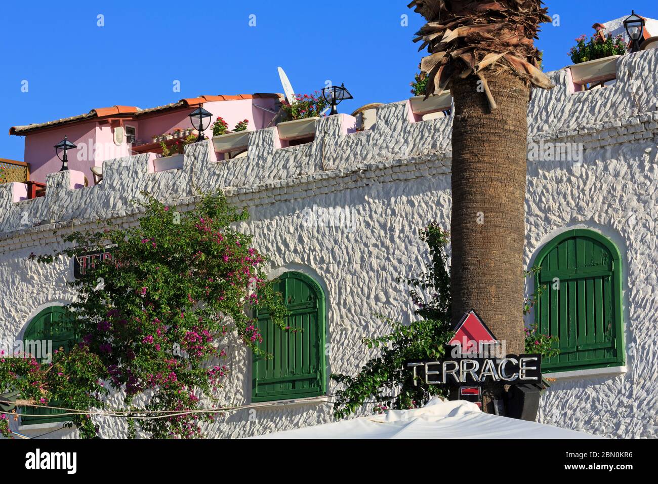 Old Town Marmaris,Turkey,Mediterranean Stock Photo