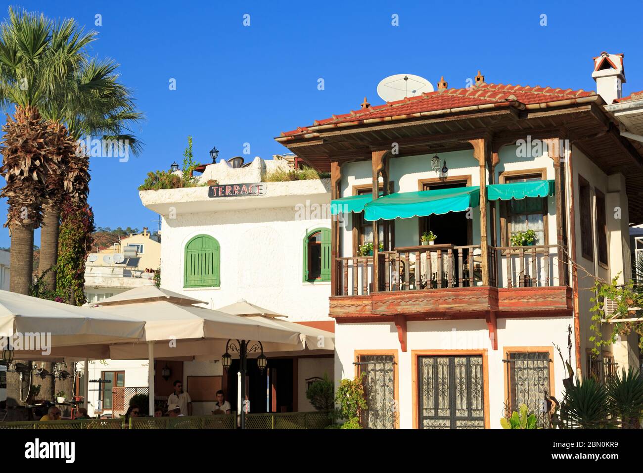 Old Town Marmaris,Turkey,Mediterranean Stock Photo