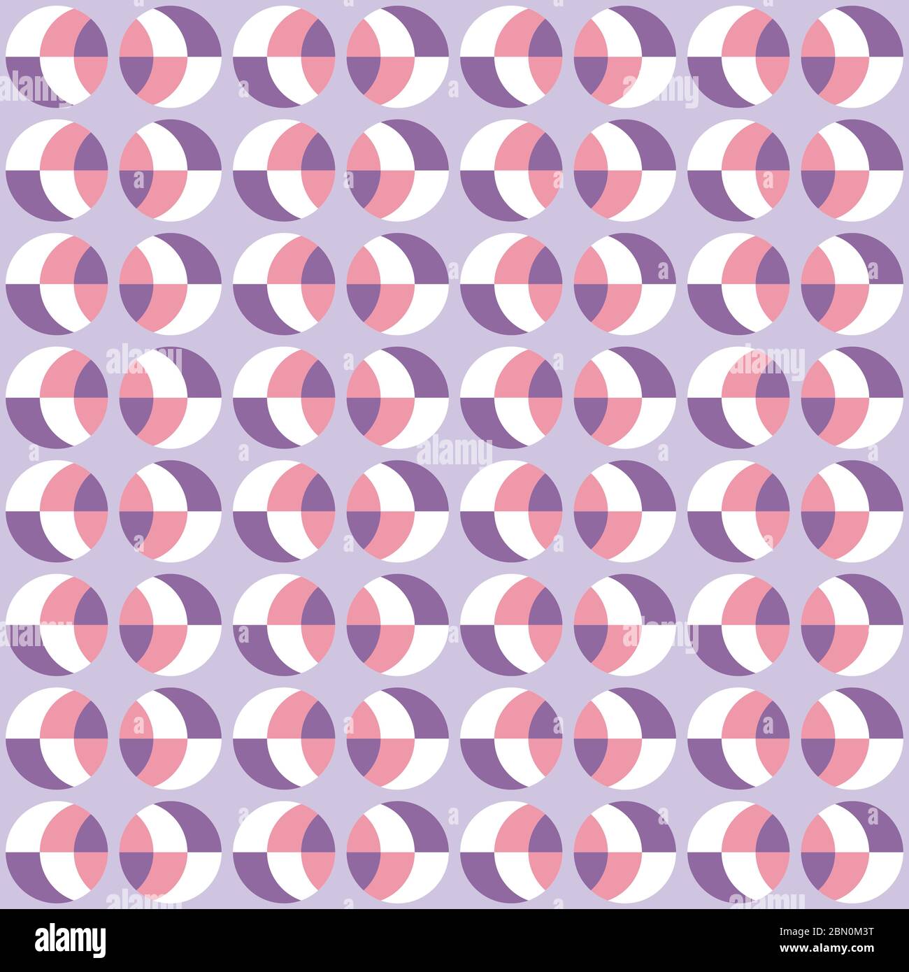 Simple abstract geometric design. Rounded repeated pattern for textile ...