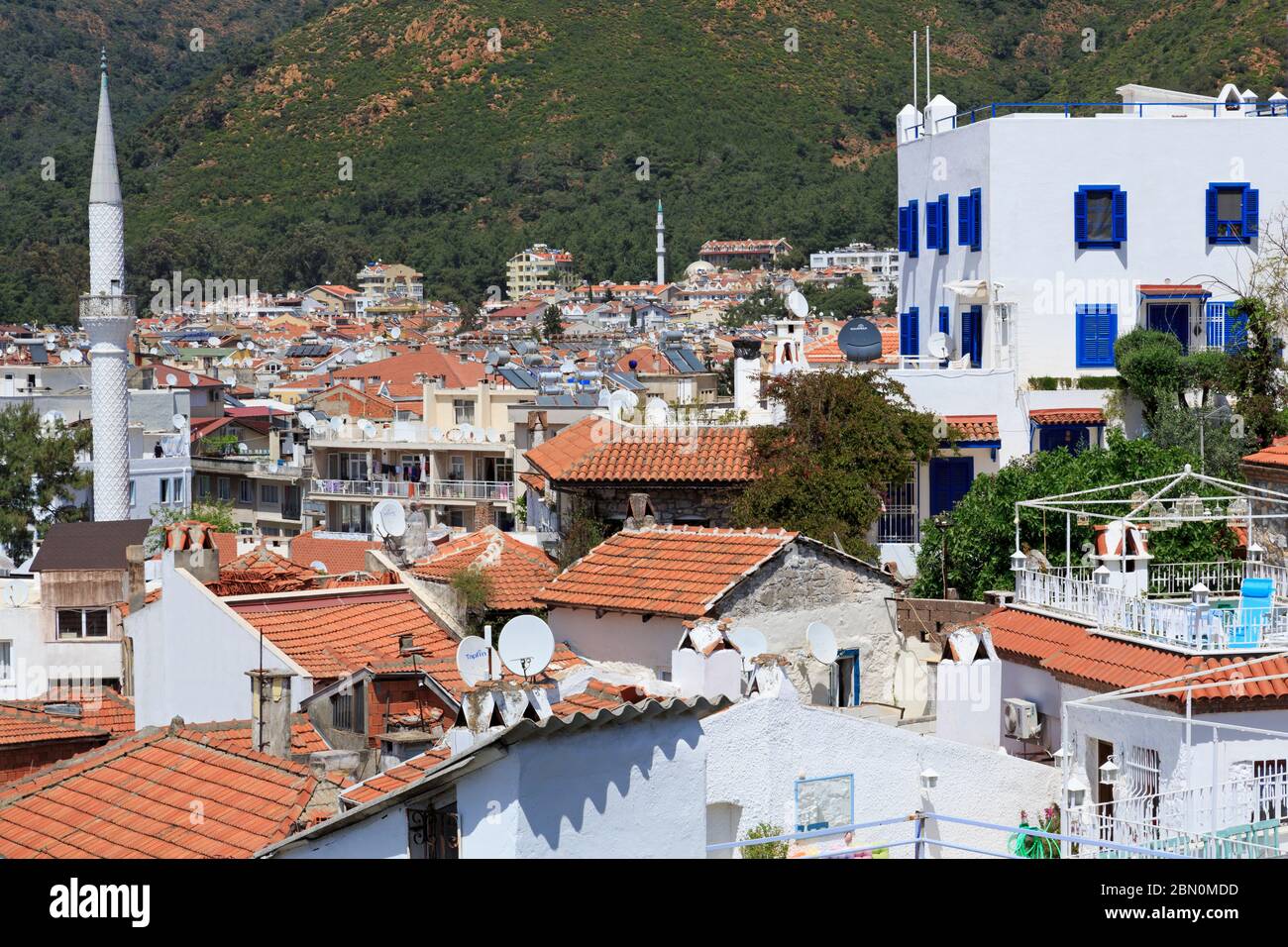 Old Town, Marmaris, Mugla Province, Turkey Stock Photo