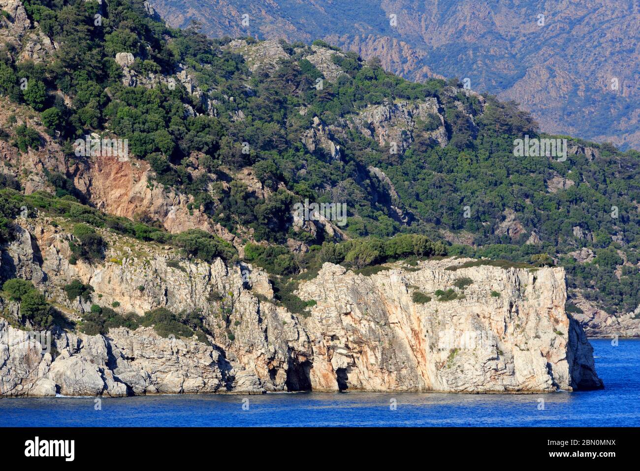 Coastline, Marmaris, Mugla Province, Turkey Stock Photo