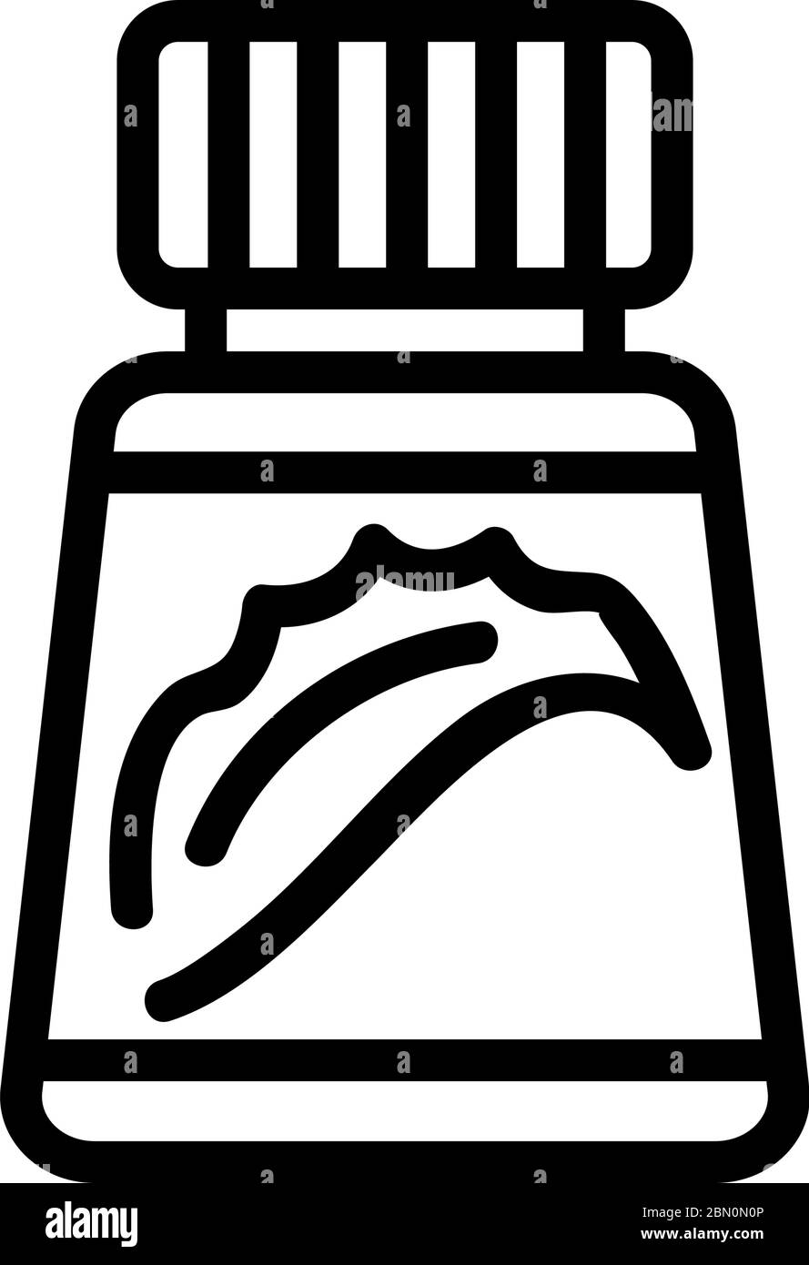 aloe vera tincture icon vector outline illustration Stock Vector Image ...