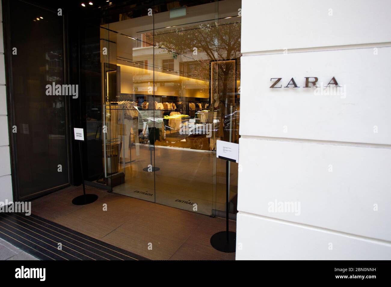 Coruña-Spain.The first store opened by the 'Inditex' group, under the ...