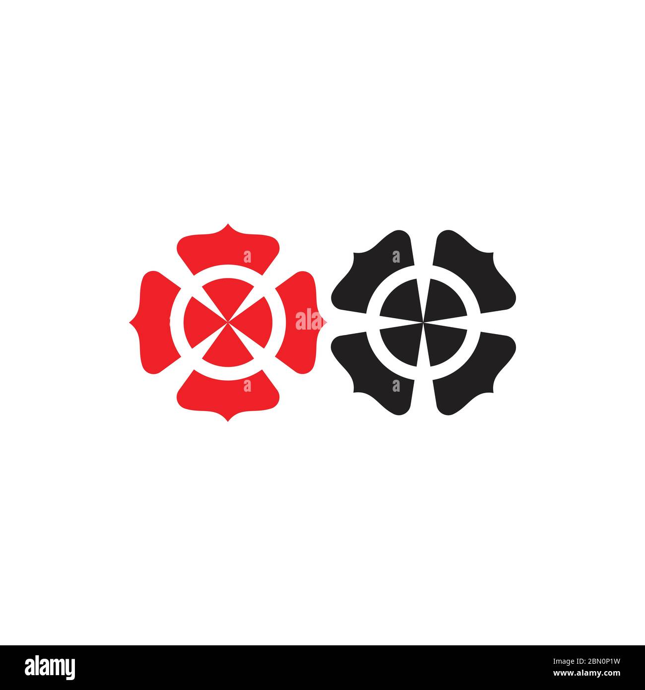 simple swirl curves geometric logo vector set Stock Vector Image & Art ...
