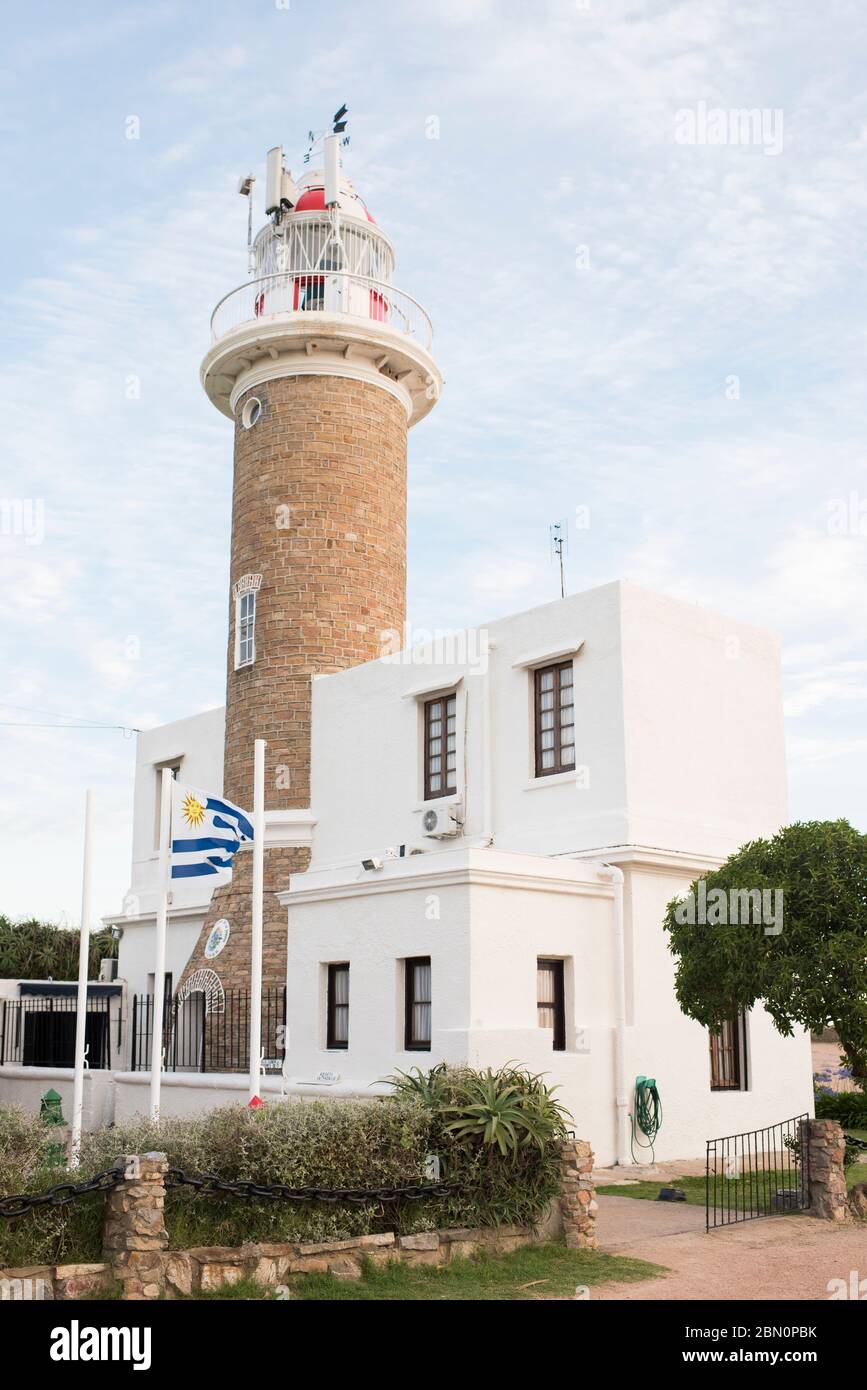 Montevideo / Uruguay, Dec 28, 2018: Punta Brava or Punta Carretas Lighthouse Stock Photo