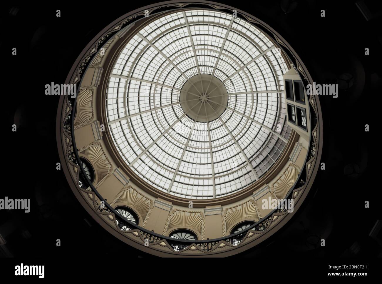 The Winter Gardens 360 degree  domed roof in Blackpool Lancashire England UK Stock Photo