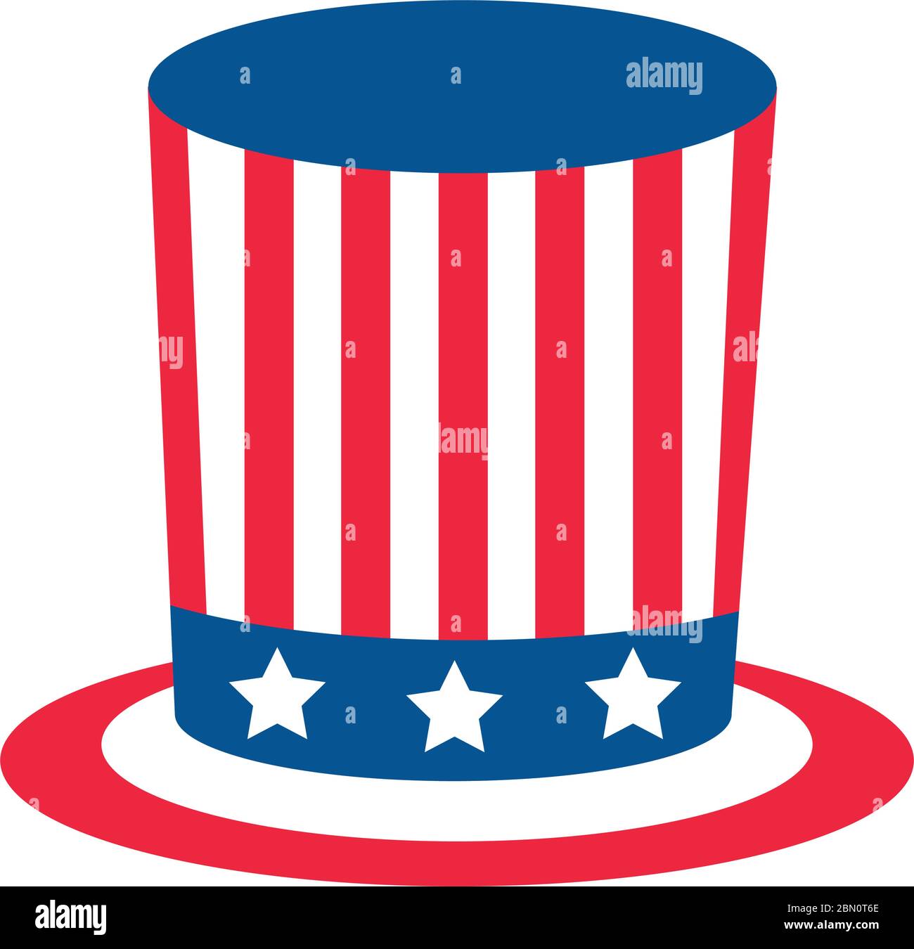 4th of july independence day, top hat 