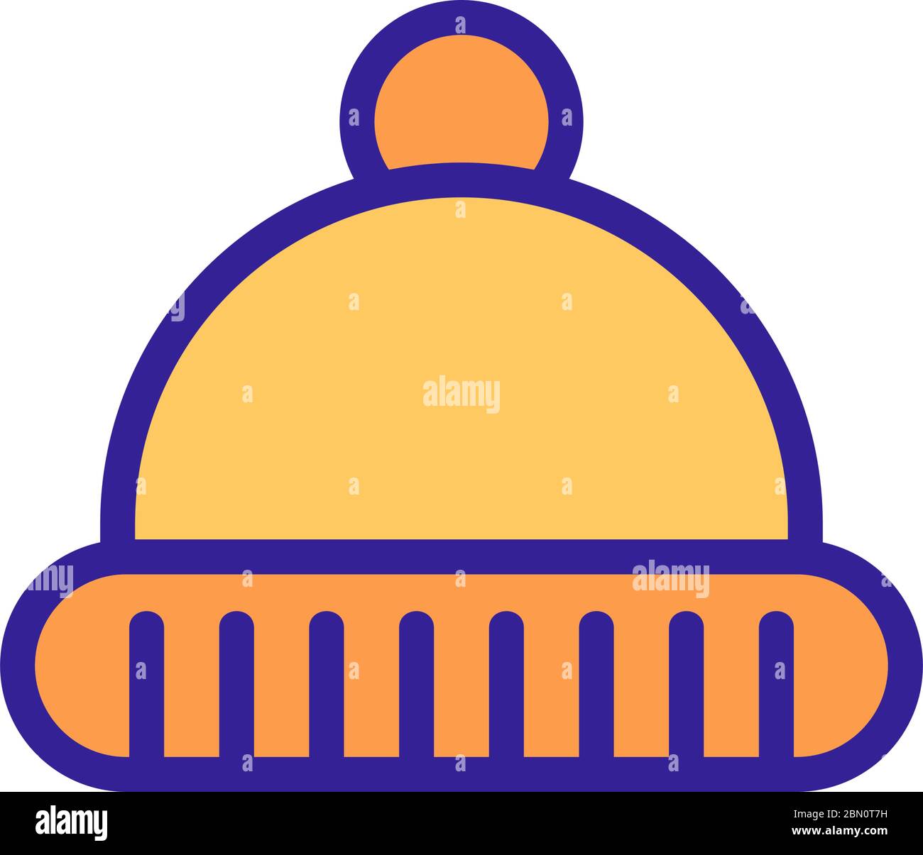 warm hat icon vector outline illustration Stock Vector Image &amp; Art - Alamy