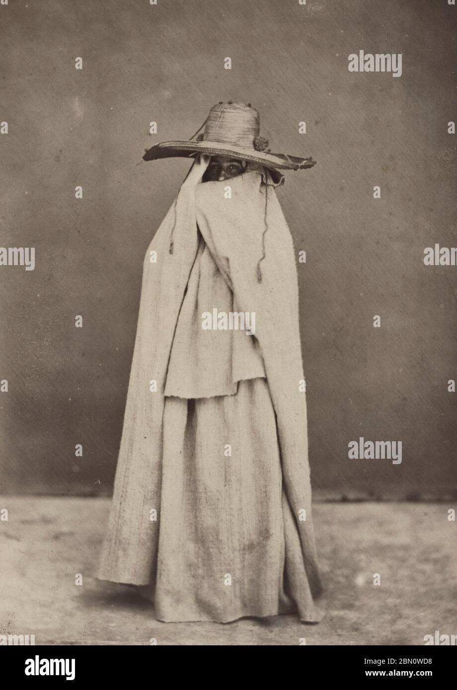 Algerian Woman by Gustave de Beaucorps, late 1850s Stock Photo